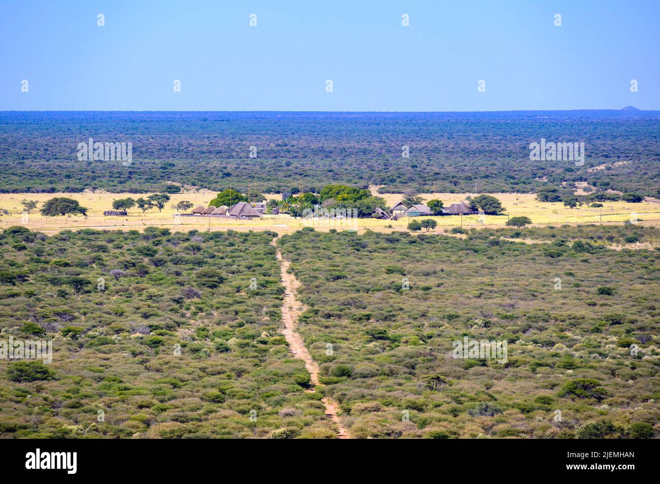 Eine Gästefarm in Namibia Afrika Stockfoto
