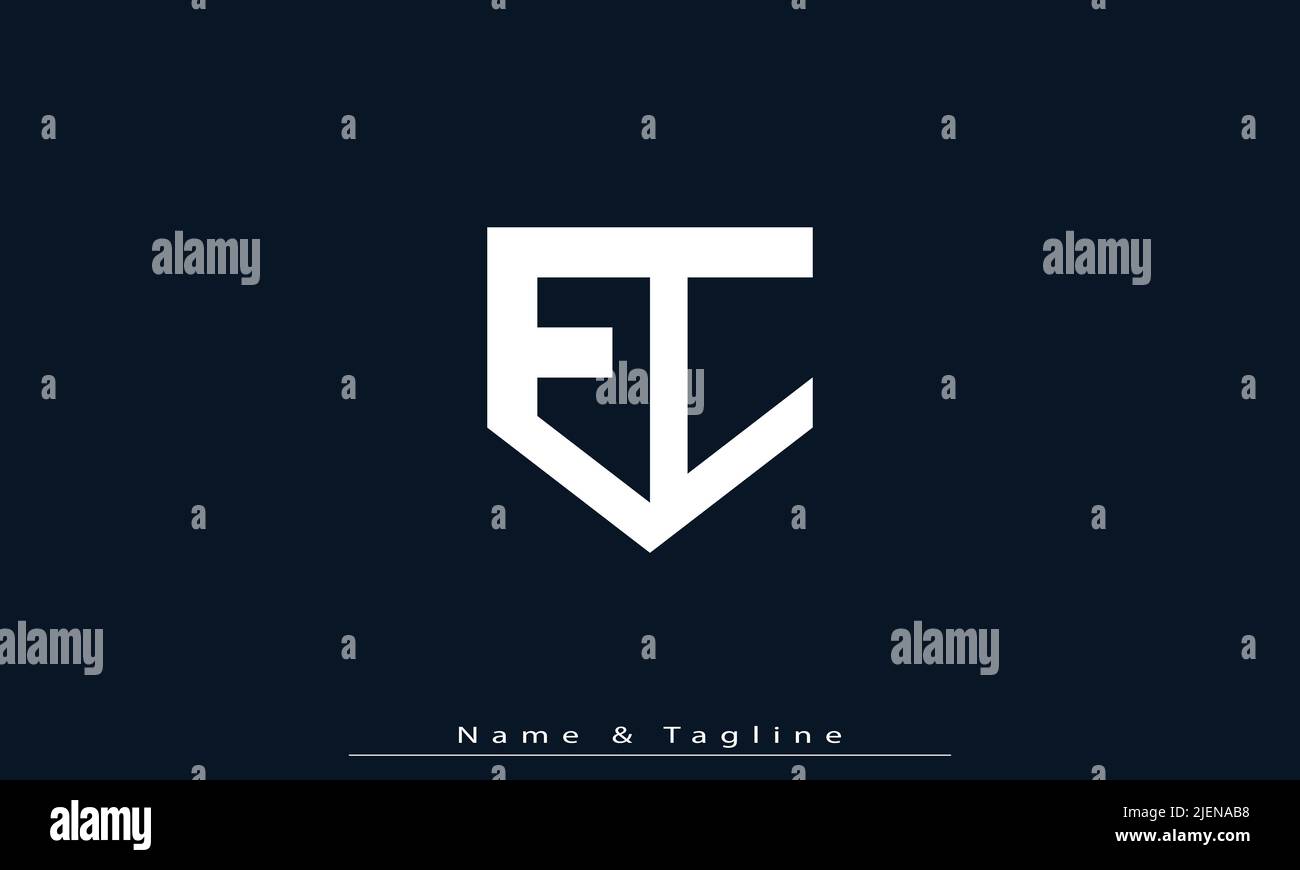Alphabet Buchstaben Initialen Monogramm Logo EC , CE Stock Vektor
