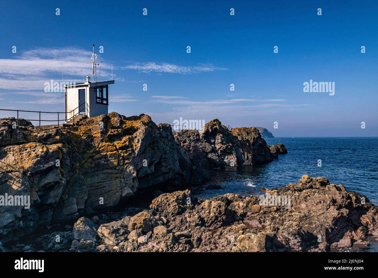 Meereslandschaften in North Berwick, Schottland. Stockfoto