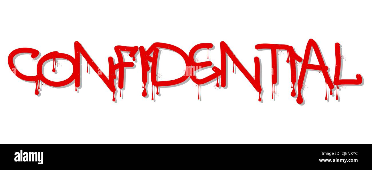 Vertrauliches Graffiti-Tag. Abstrakte moderne Straßenkunst Dekoration in städtischer Malerei Stil durchgeführt. Stock Vektor