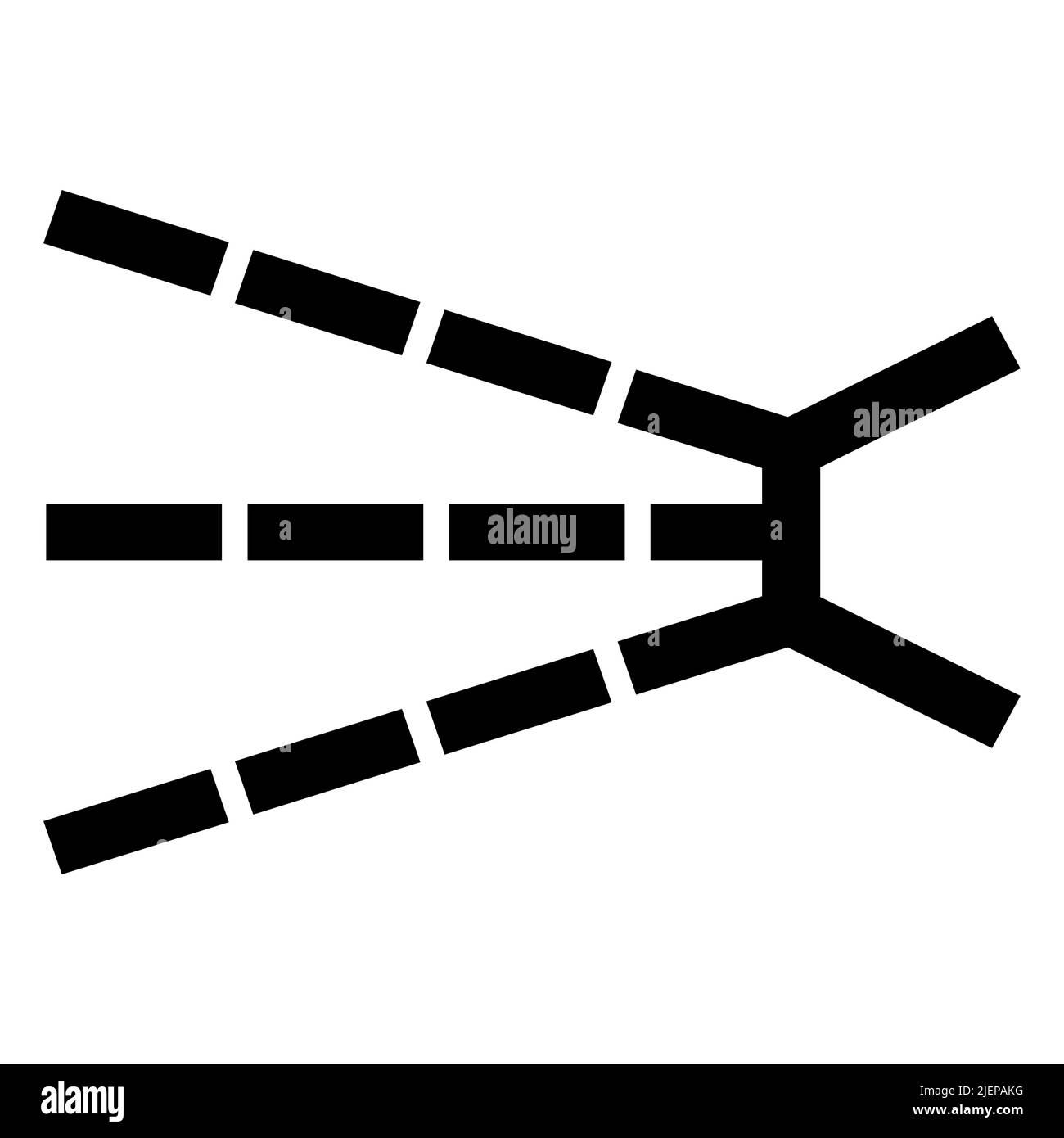 Symbol für spritzende Gefahr Isolieren auf weißem Hintergrund, Vektorgrafik EPS.10 Stock Vektor