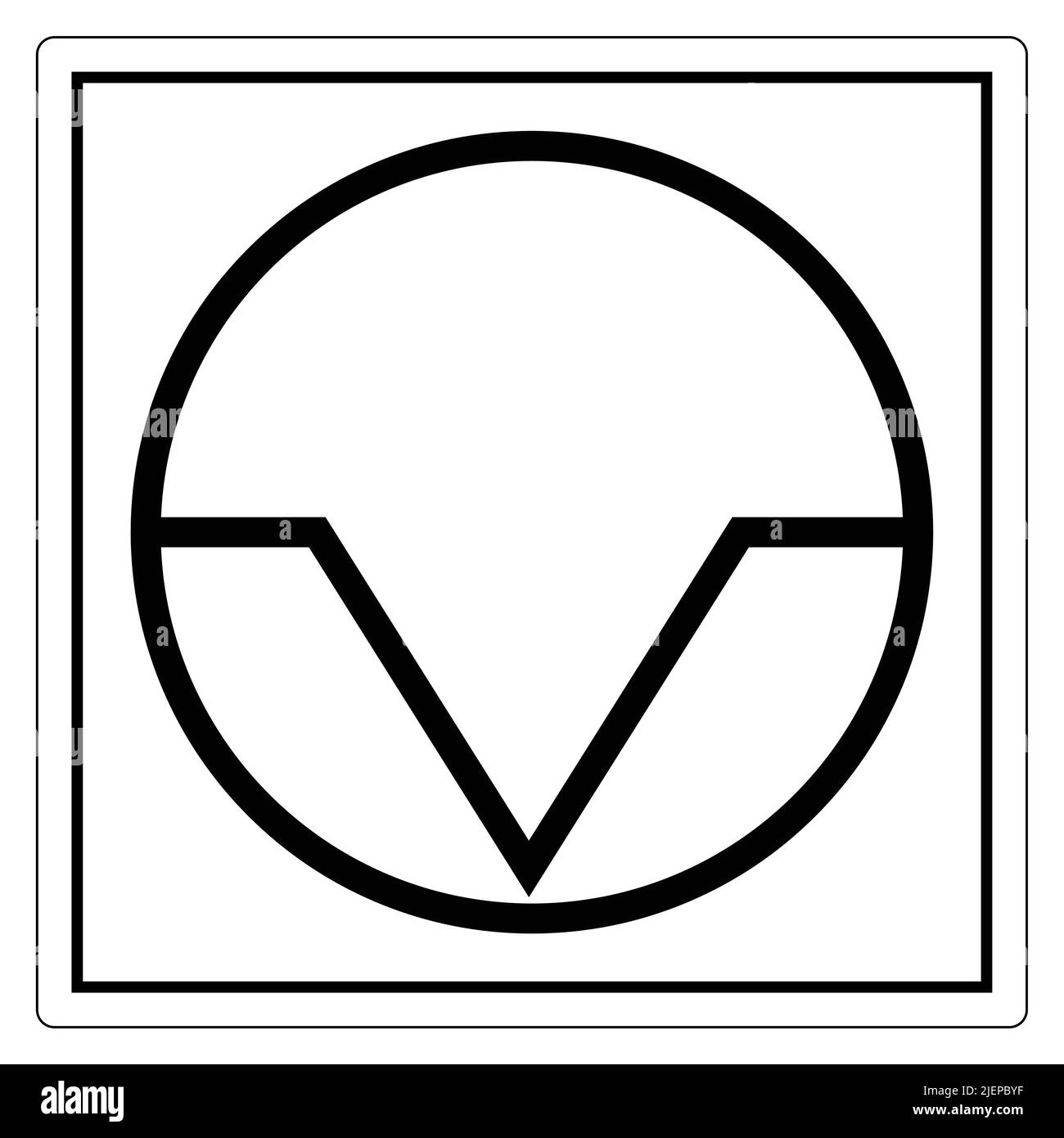 Unterbrechung unterbrechen Symbol Zeichen isolieren auf weißem Hintergrund, Vektor-Illustration EPS.10 Stock Vektor