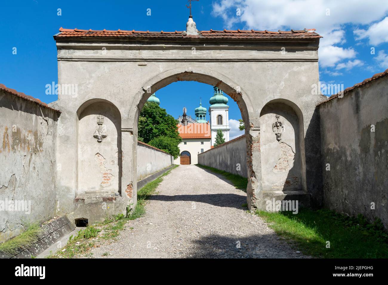 Kloster in der Stadt Krakau, Polen. Stockfoto