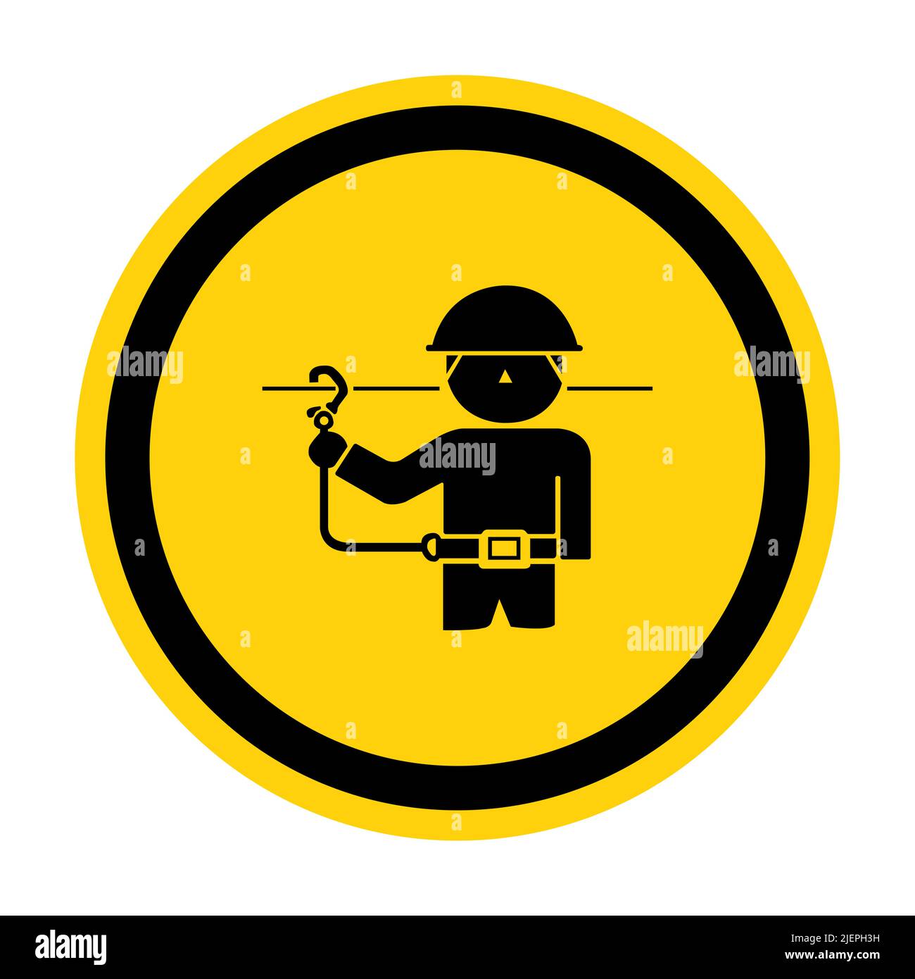 PSA-Symbol. Sicherheitsgurte-Symbol auf weißem Hintergrund isolieren, Vektorgrafik EPS.10 Stock Vektor