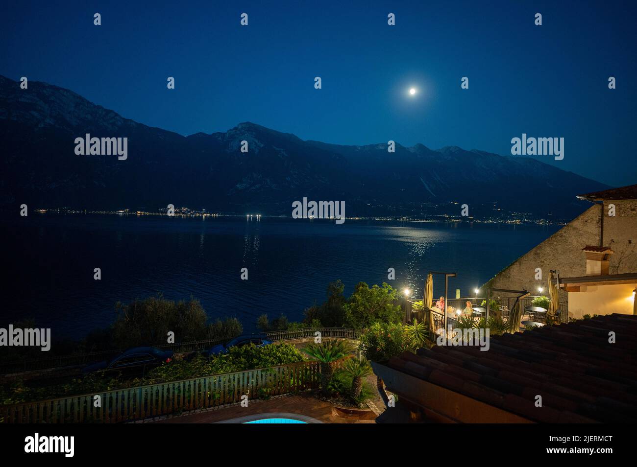 Limone Sul Garda, Italia, Italien, Brescia Stockfoto