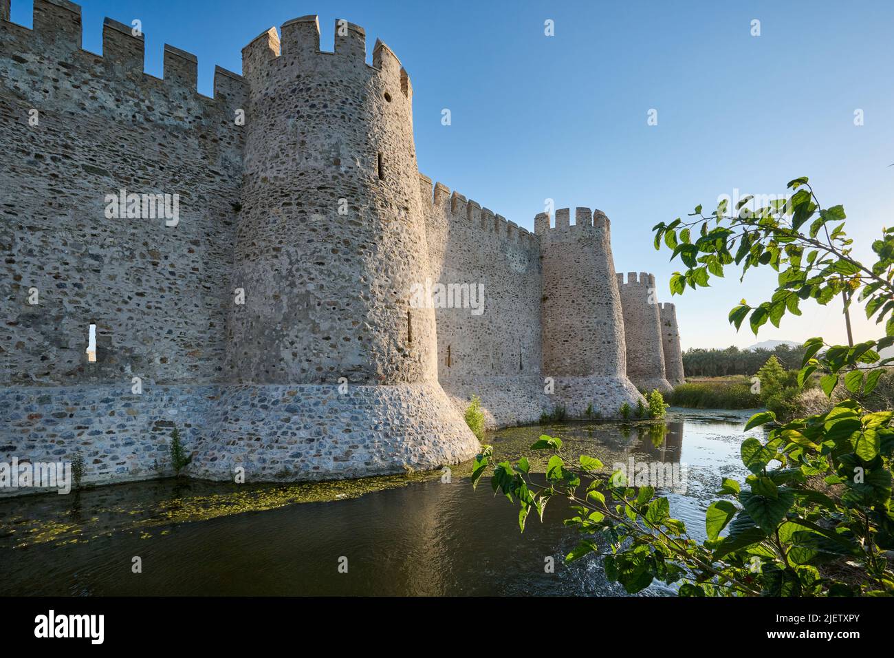 Mamure Castle mittelalterliche Burg, Anamur, Türkei Stockfoto