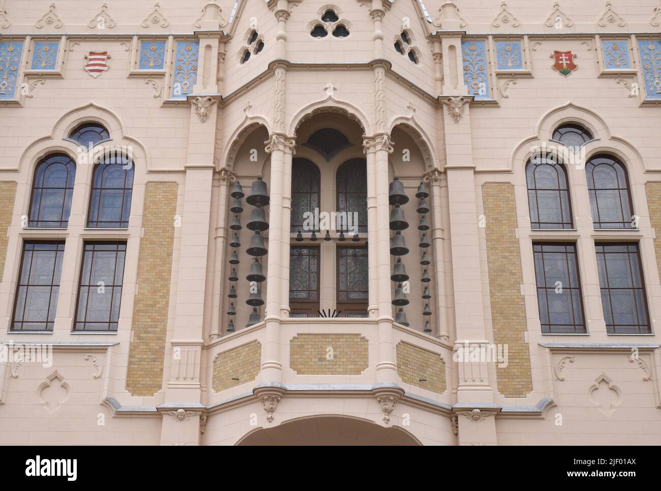 Jugendstil-Rathaus, Kossuth ter, Kecskemet, Ungarn Stockfoto