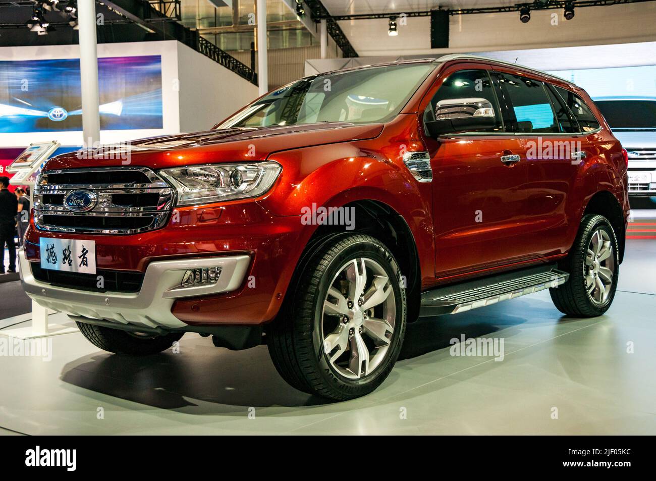 Ford Everest SUV auf der Guangzhou Auto Show 2014. Stockfoto