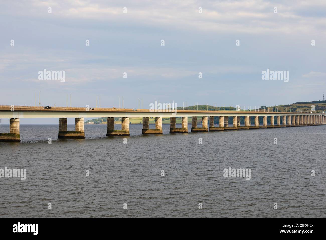 Die Tay Road Brücke über den Firth of Tay. Dundee, Angus, Schottland Stockfoto