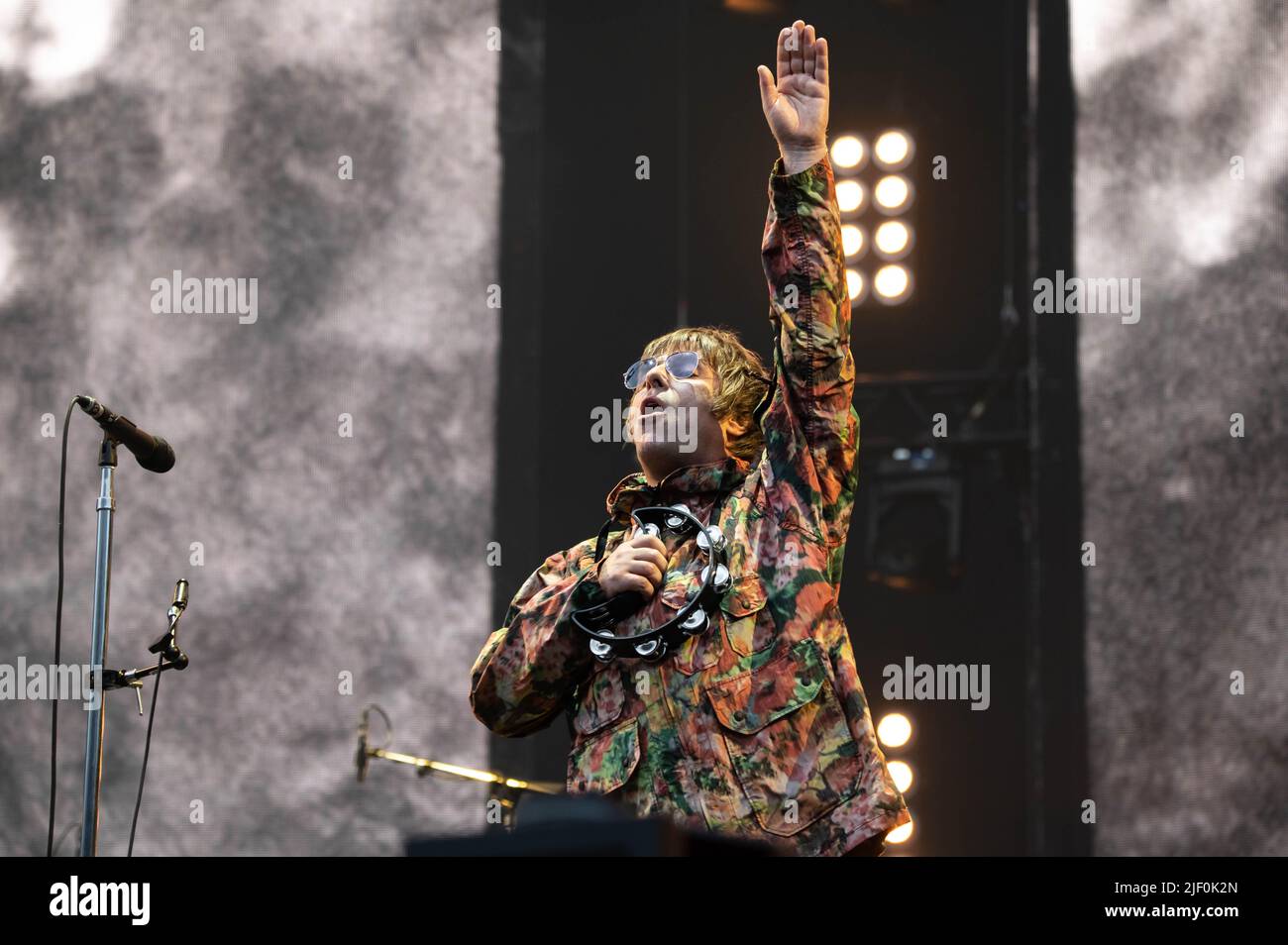 Liam Gallagher Hampden Park Glasgow 26.. Juni 2022 Stockfoto