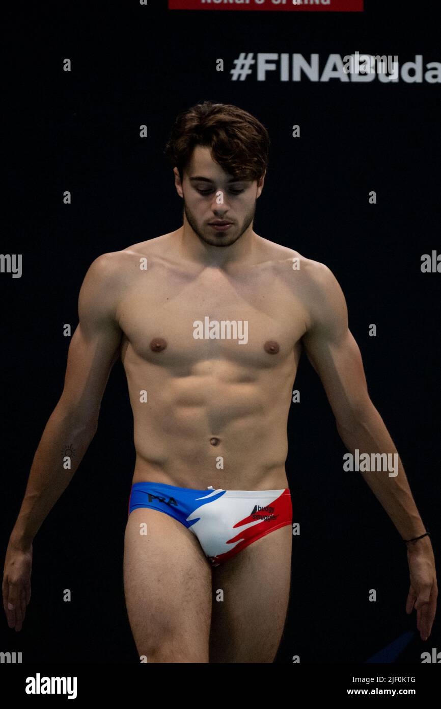 BOUYER Jules FRA 3m. Springboard Semifinal Diving FINA 19. World Championships Budapest 2022 Budapest,Duna Arena Pool 27/06/2022 Foto Giorgio Scala / Deepbluemedia / Insidefoto Stockfoto