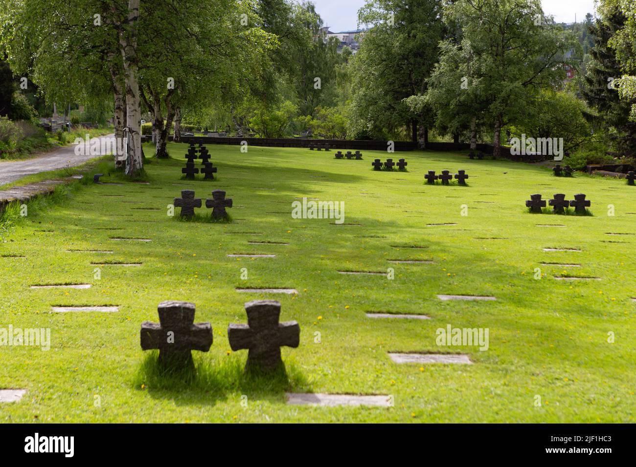 Die Friedenskapelle in Narvik, die zur Erinnerung an die tragischen Verluste der Schlacht von Narvik errichtet wurde. Stockfoto