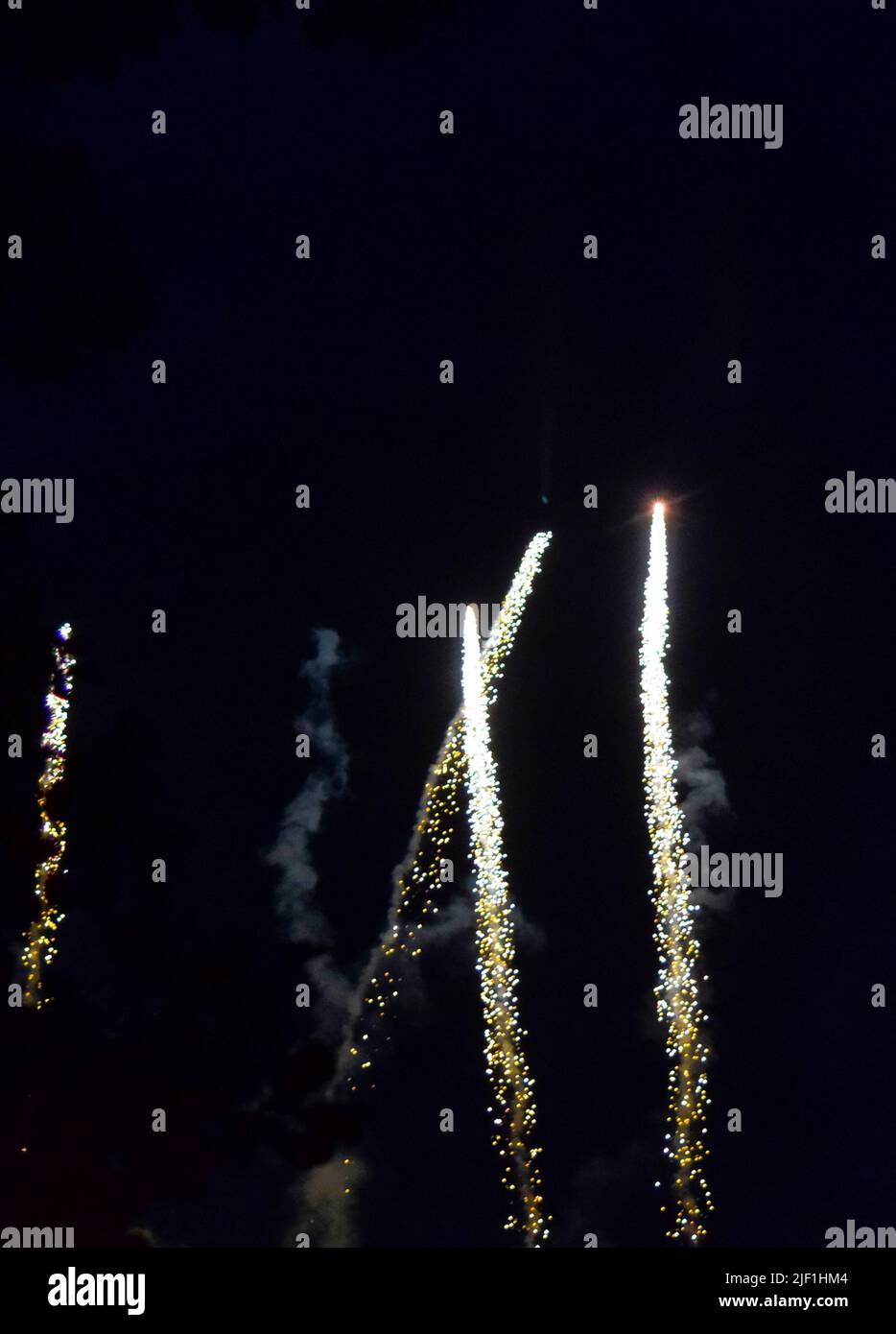 Feuerwerk Stockfoto