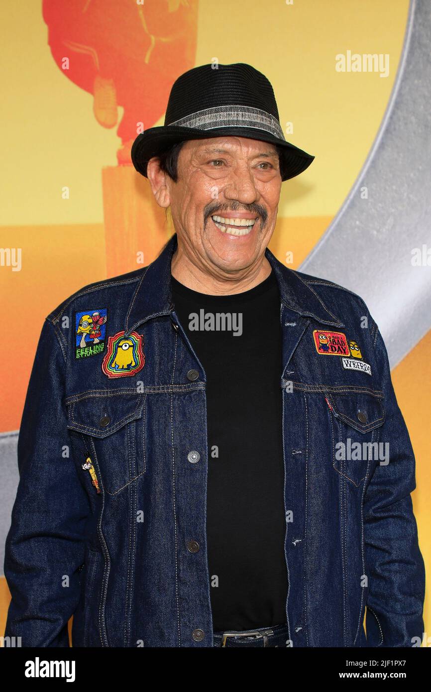 25. Juni 2022, Los Angeles, CA, USA: LOS ANGELES - 25. JUNI: Danny Trejo bei den Minions: The Rise of Gru Premiere im TCL Chinese Theatre IMAX am 25. Juni 2022 in Los Angeles, CA (Bildquelle: © Kay Blake/ZUMA Press Wire) Stockfoto