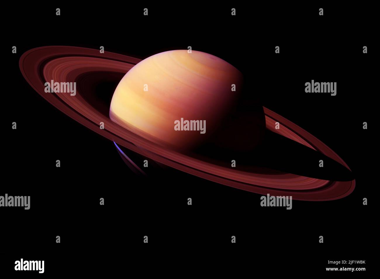 Planet Saturn auf einem dunklen Hintergrund. Elemente dieses Bildes, die von der NASA eingerichtet wurden Stockfoto Planet Saturn auf einem dunklen Hintergrund. Elemente dieses Bildes, die von der NASA eingerichtet wurden Stockfoto