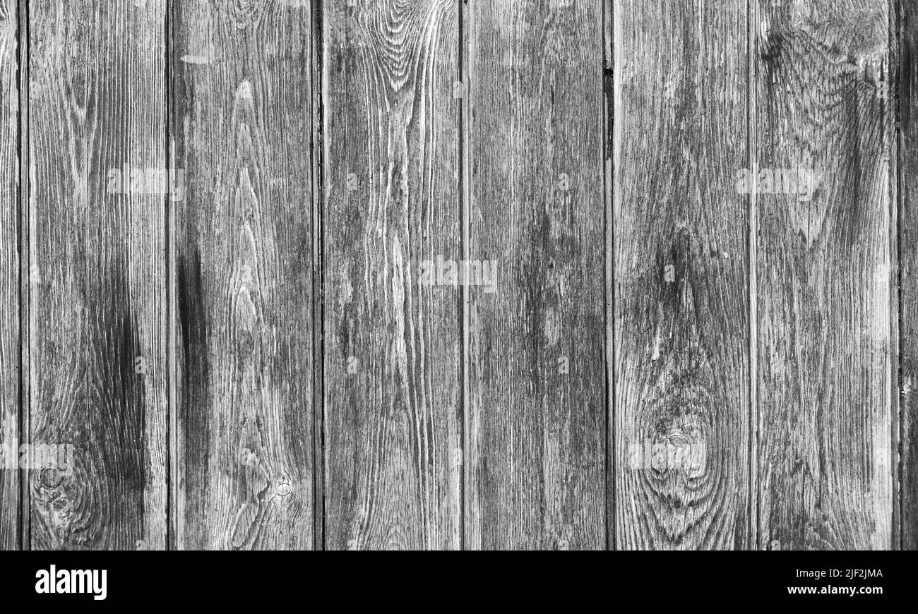 Grungy graue Holzwand, monochromen Hintergrund Foto Textur Stockfoto