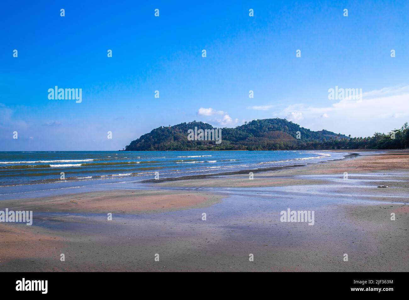 Sairee Beach oder Sai Ri Beach in Chumphon, Thailand Stockfoto