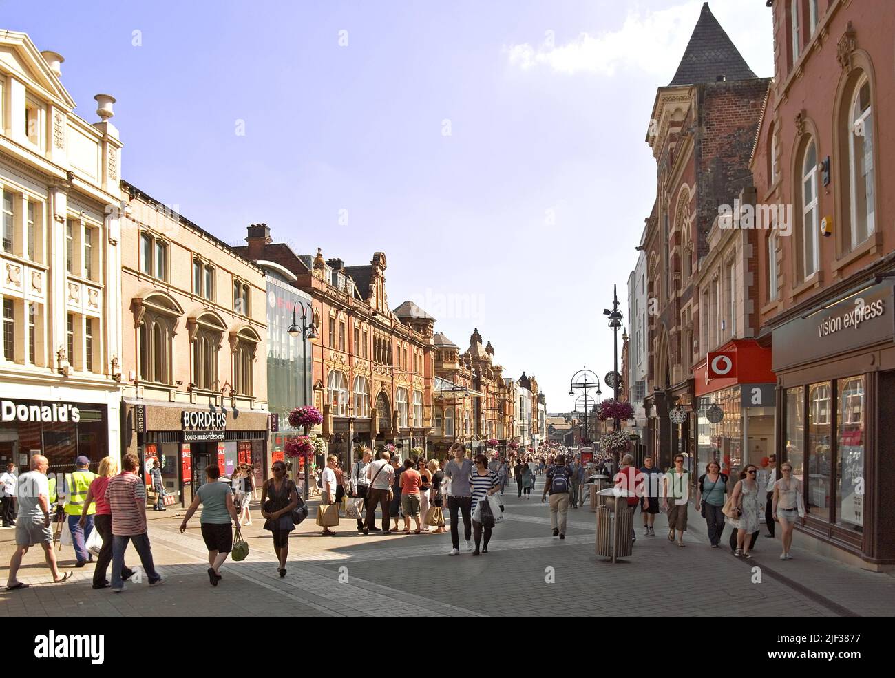 Einkaufszentrum im Stadtzentrum von Leeds, Großbritannien, England, Yorkshire Stockfoto