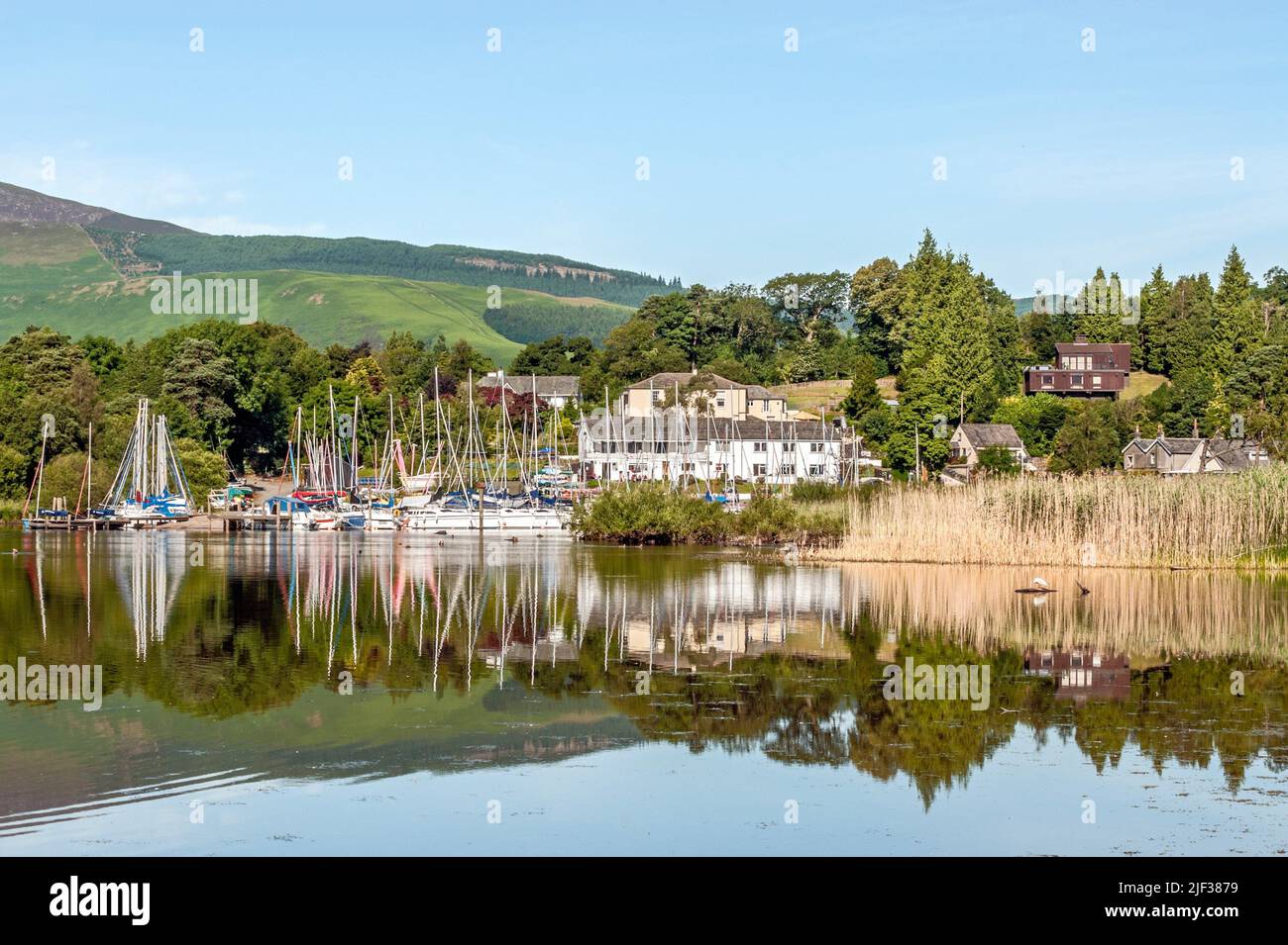 Derwent Water ist einer der wichtigsten Seen im Lake District National Park im Nordwesten von England, Großbritannien, England, Lake District Stockfoto