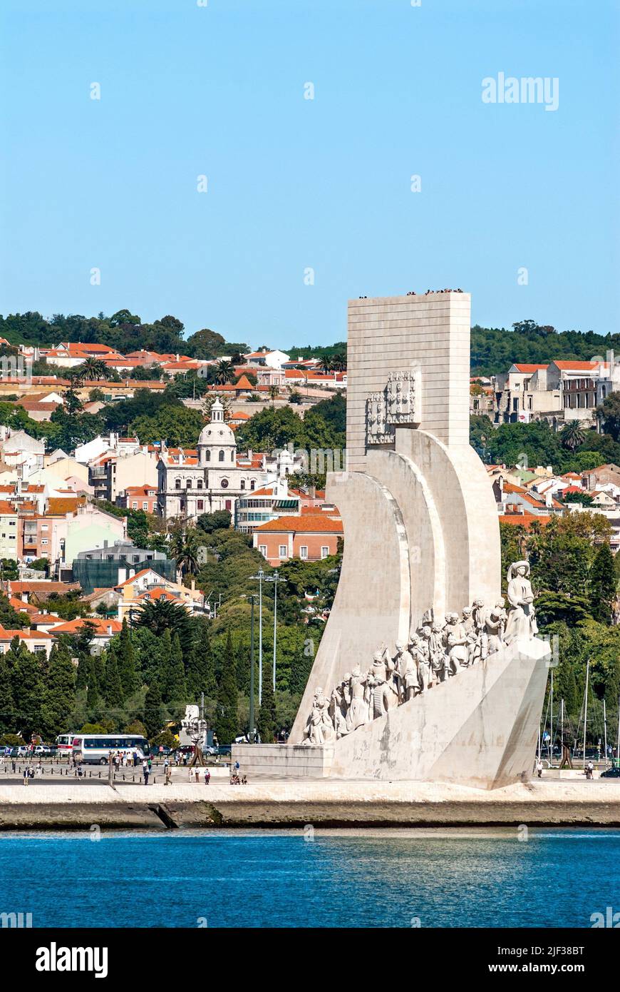 Padrao dos Descobrimentos am Fluss Tejo, Portugal, Lissabon Stockfoto