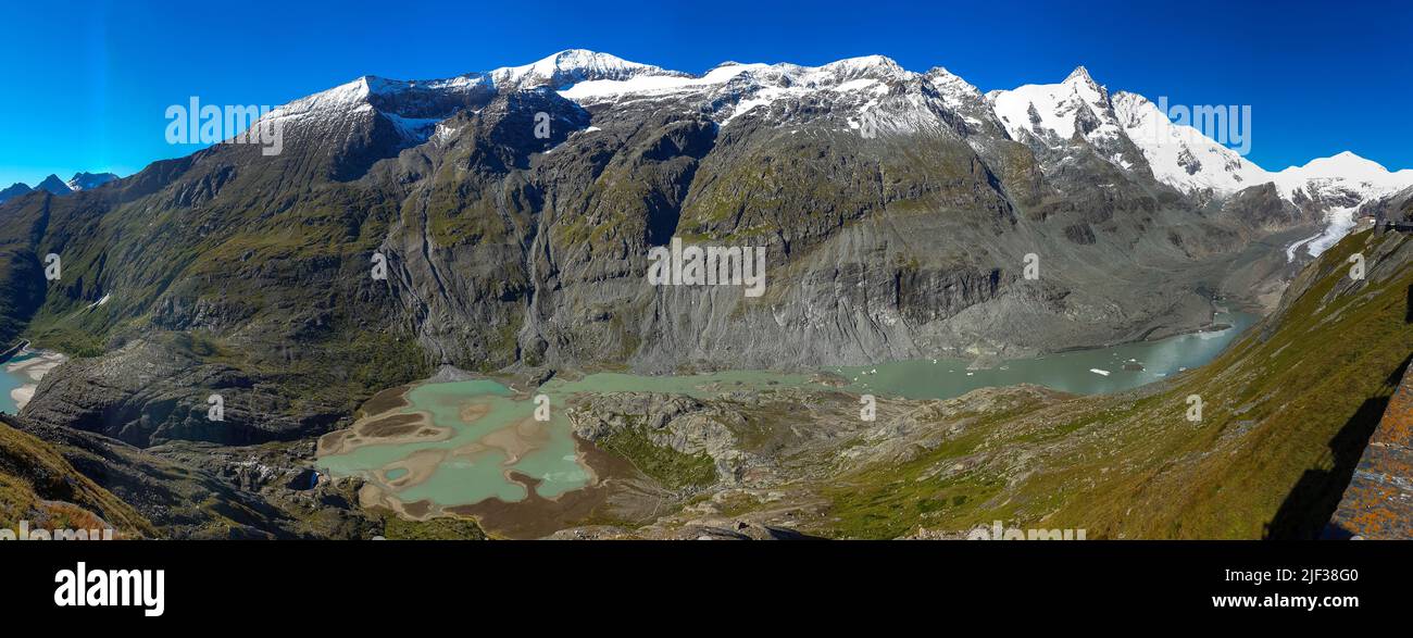 Glockner-Gruppe mit Großglockner, Österreich, Kärnten, Nationalpark hohe Tauern Stockfoto