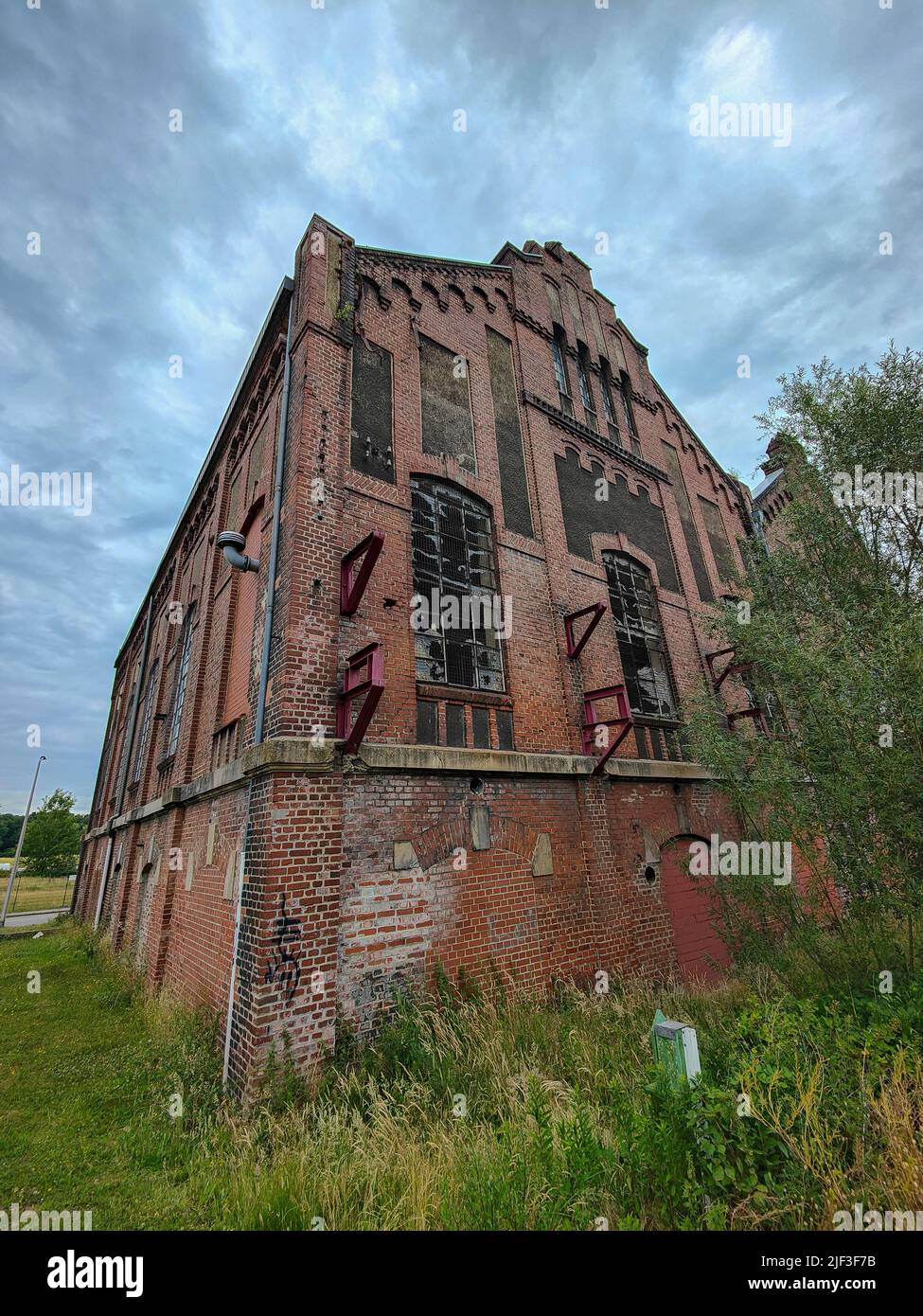 Altes Ziegelgebäude, Ehemaliges Radbod Colliery, Hamm, Deutschland Stockfoto