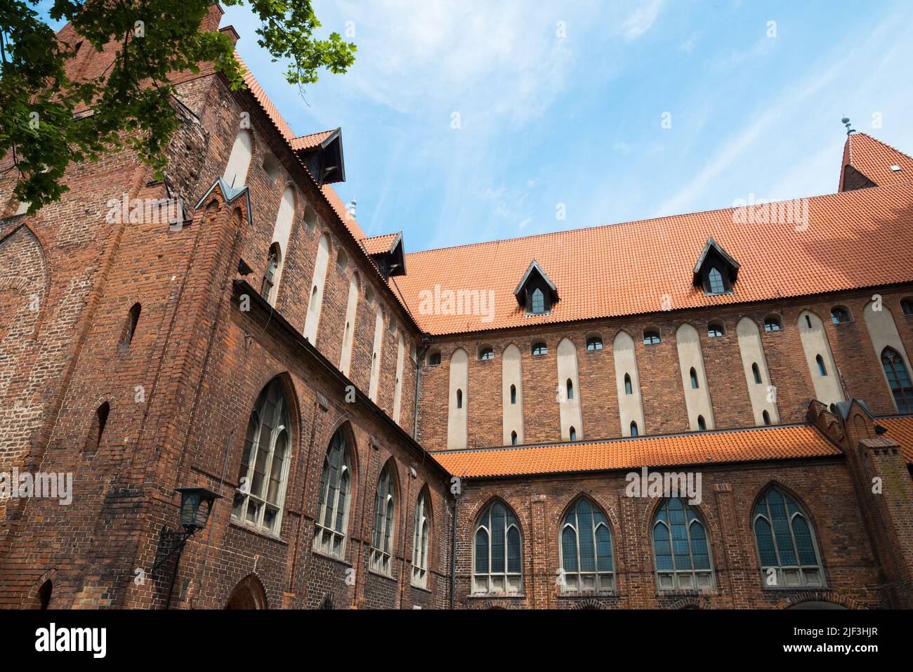 Kreuzritterburg (14. Jahrhundert), Kwidzyn, Pommersche Woiwodschaft, Polen Stockfoto