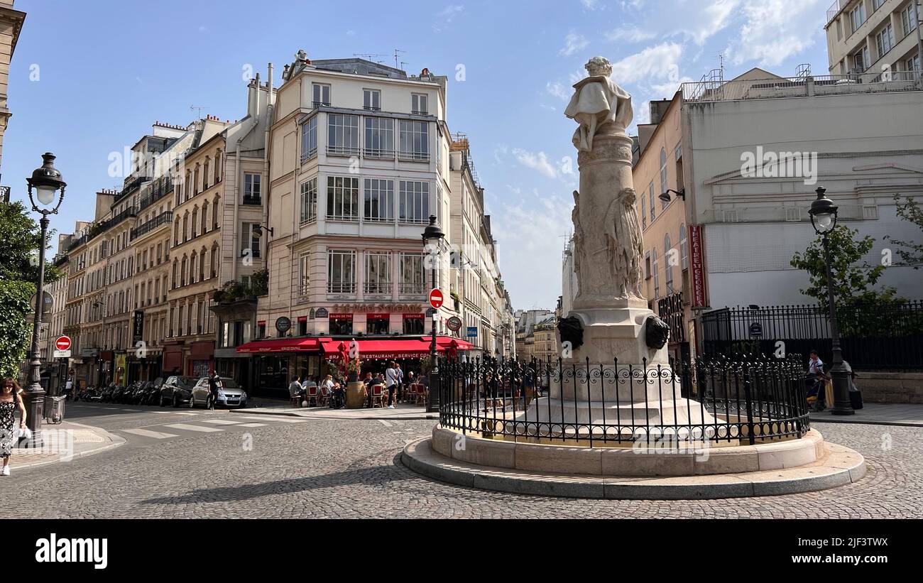 Straße und Leben in Paris Frankreich Stockfoto