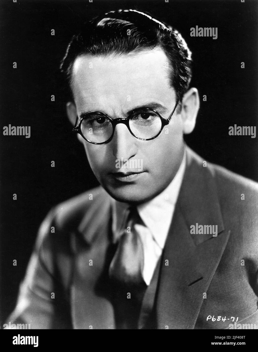 HAROLD LLOYD 1932 Porträt-Werbung für die Harold Lloyd Corporation / Paramount Pictures Stockfoto