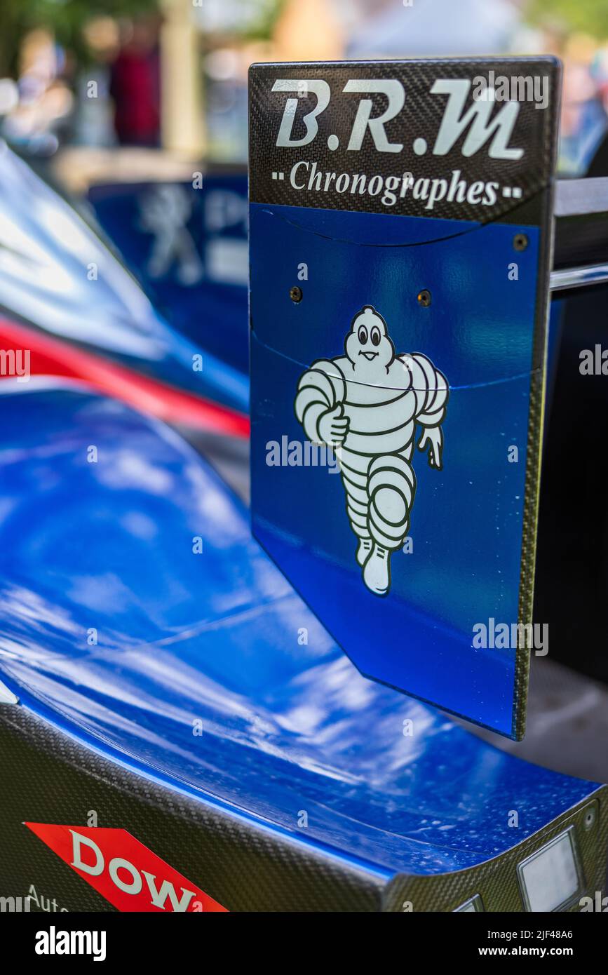 2011 Peugeot 90X, ausgestellt auf der Juni Scramble im Bicester Heritage Centre am 19.. Juni 2022 Stockfoto