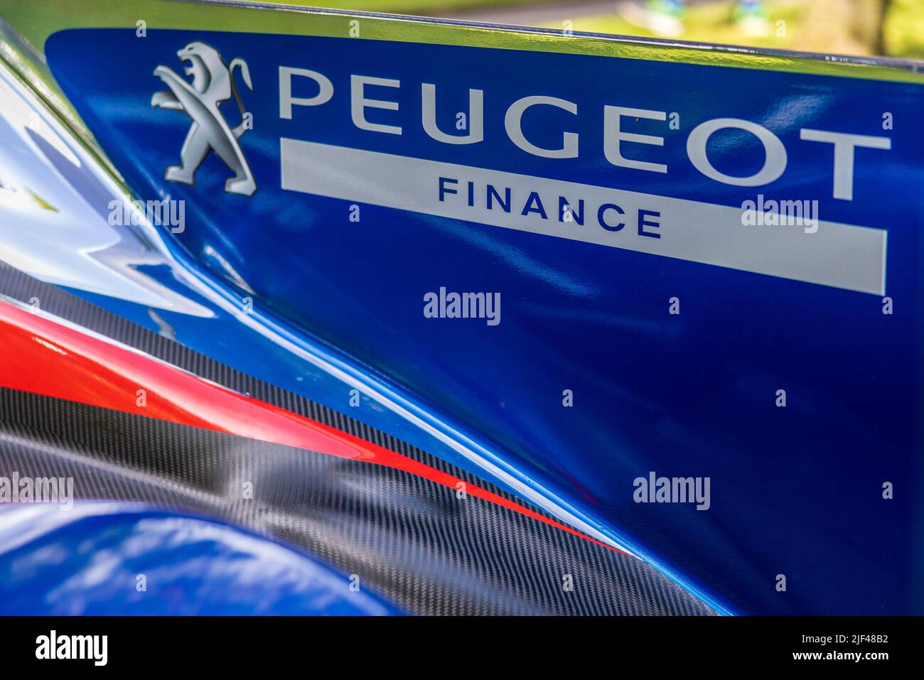 2011 Peugeot 90X, ausgestellt auf der Juni Scramble im Bicester Heritage Centre am 19.. Juni 2022 Stockfoto