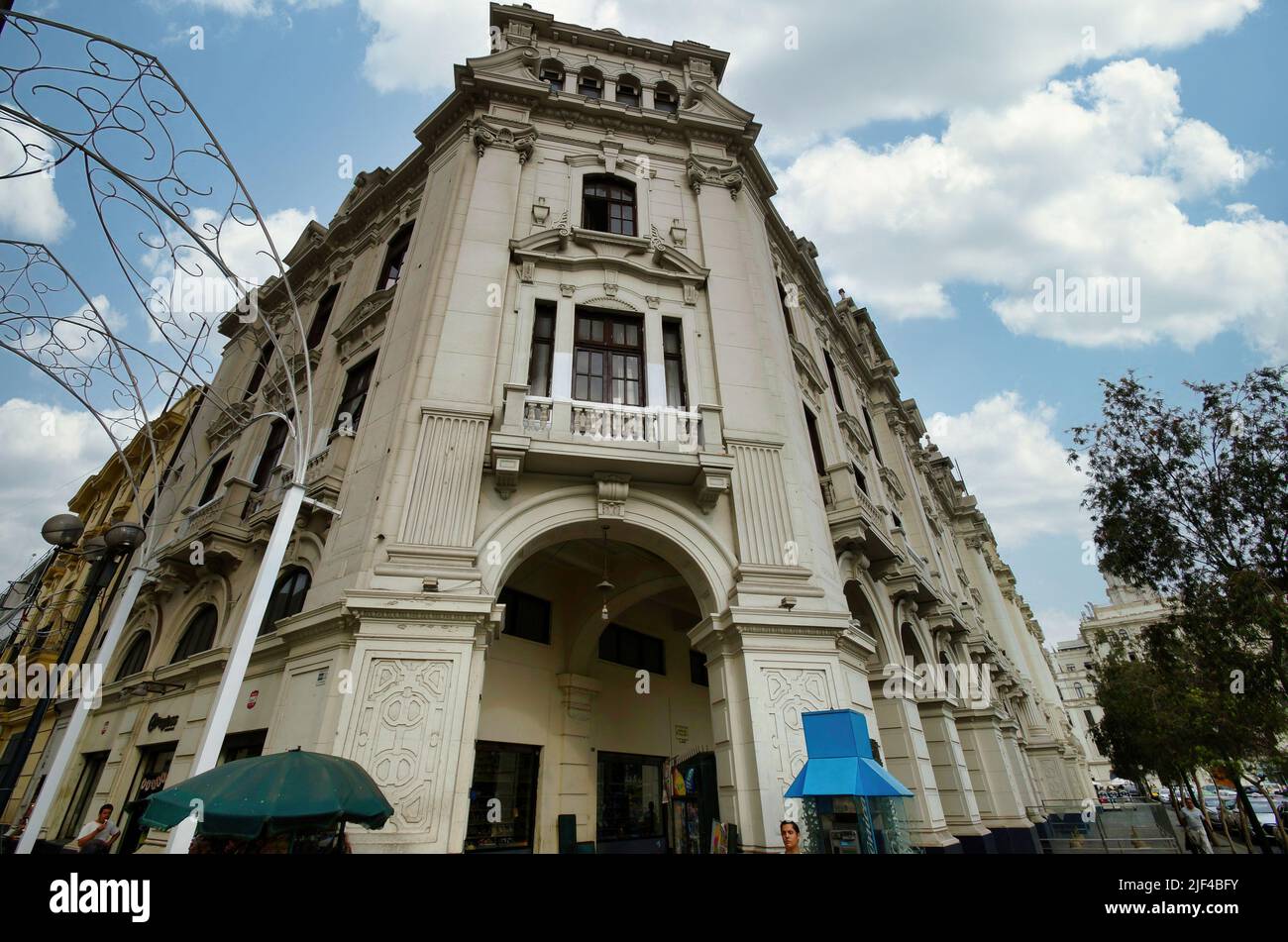 Das historische Zentrum von Lima die berühmte und charakteristische Hauptstadt von Peru Stockfoto