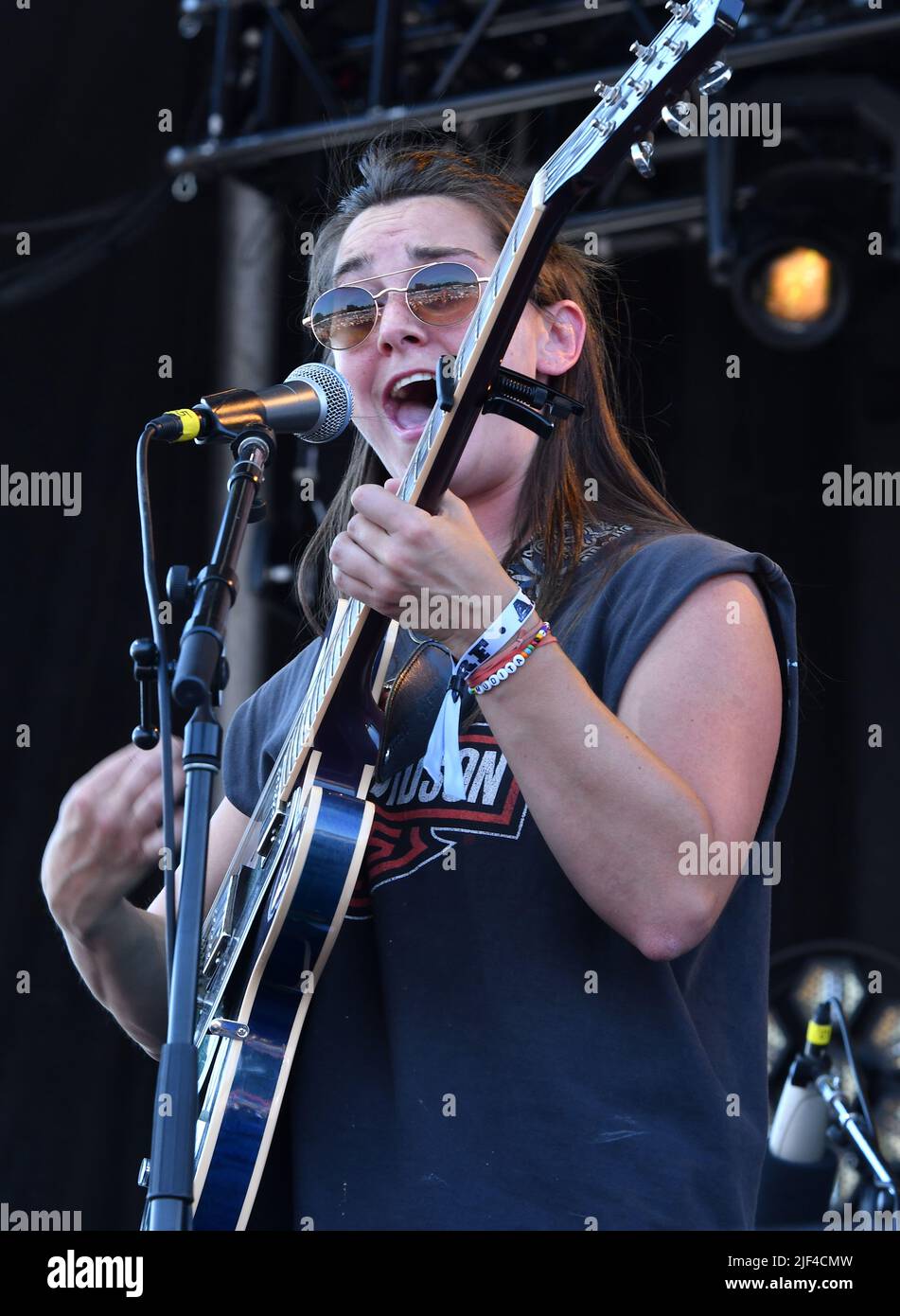 Katie Pruitt beim Green River Festival Stockfoto