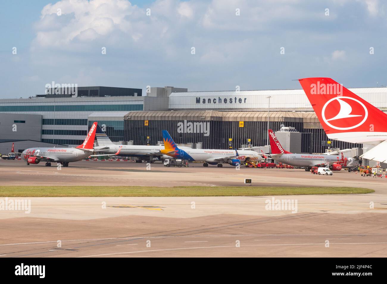 Manchester Flughafen Stockfoto