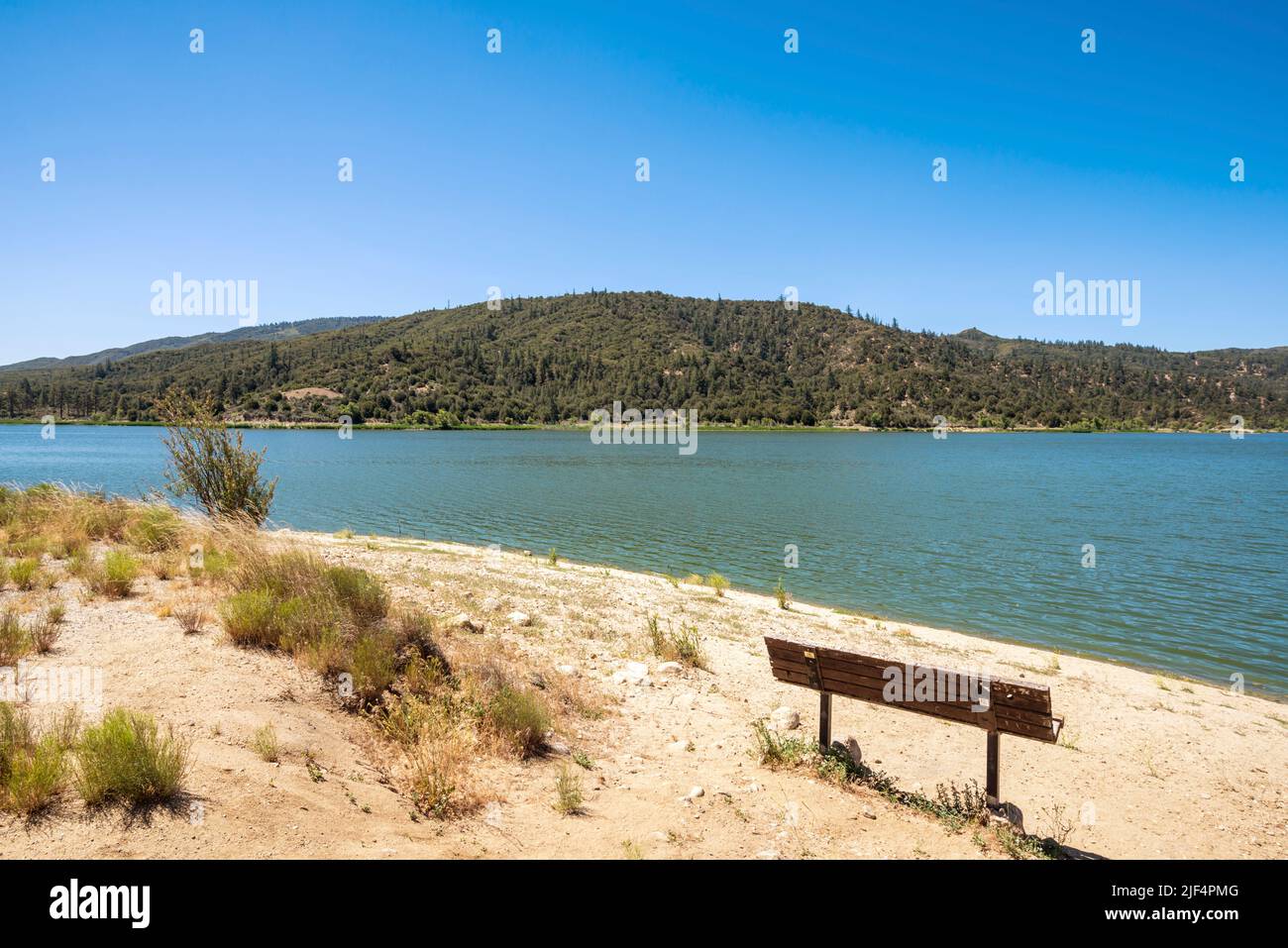 Lake Hemet. Riverside County, Kalifornien, USA. Stockfoto
