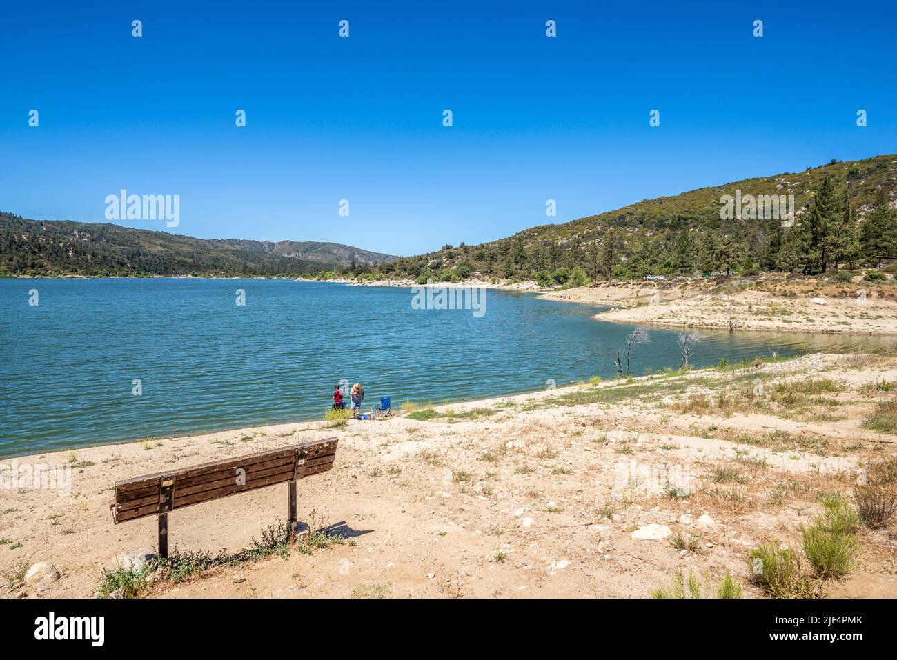 Lake Hemet. Riverside County, Kalifornien, USA. Stockfoto