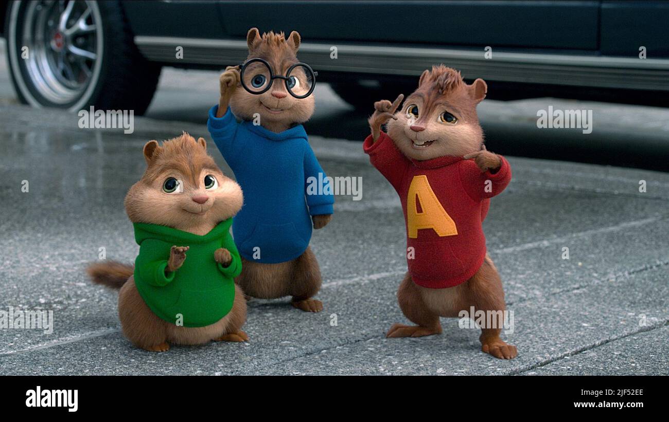 THEODORE, Simon, Alvin, Alvin und die Chipmunks: DER CHIP, 2015 Stockfoto