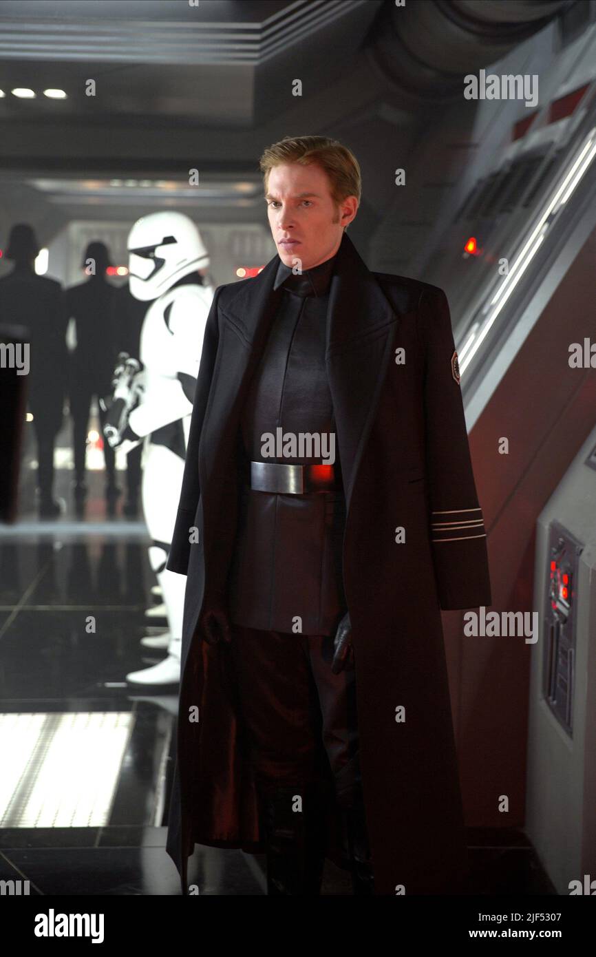 DOMHNALL GLEESON, Star Wars: Episode VII - Die weckt, 2015 KRAFT Stockfoto