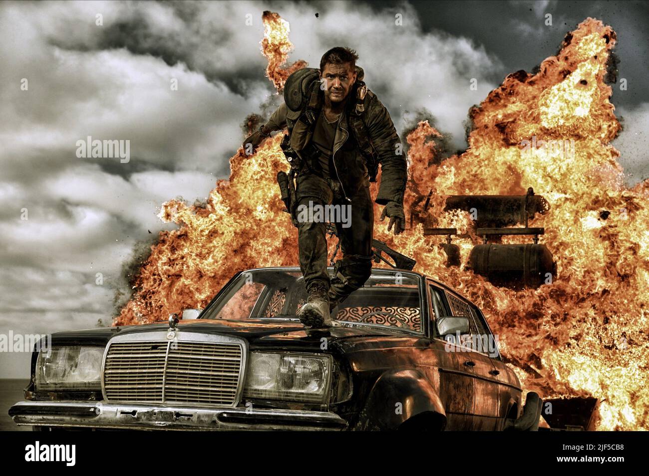 TOM HARDY, MAD MAX: FURY ROAD, 2015 Stockfoto