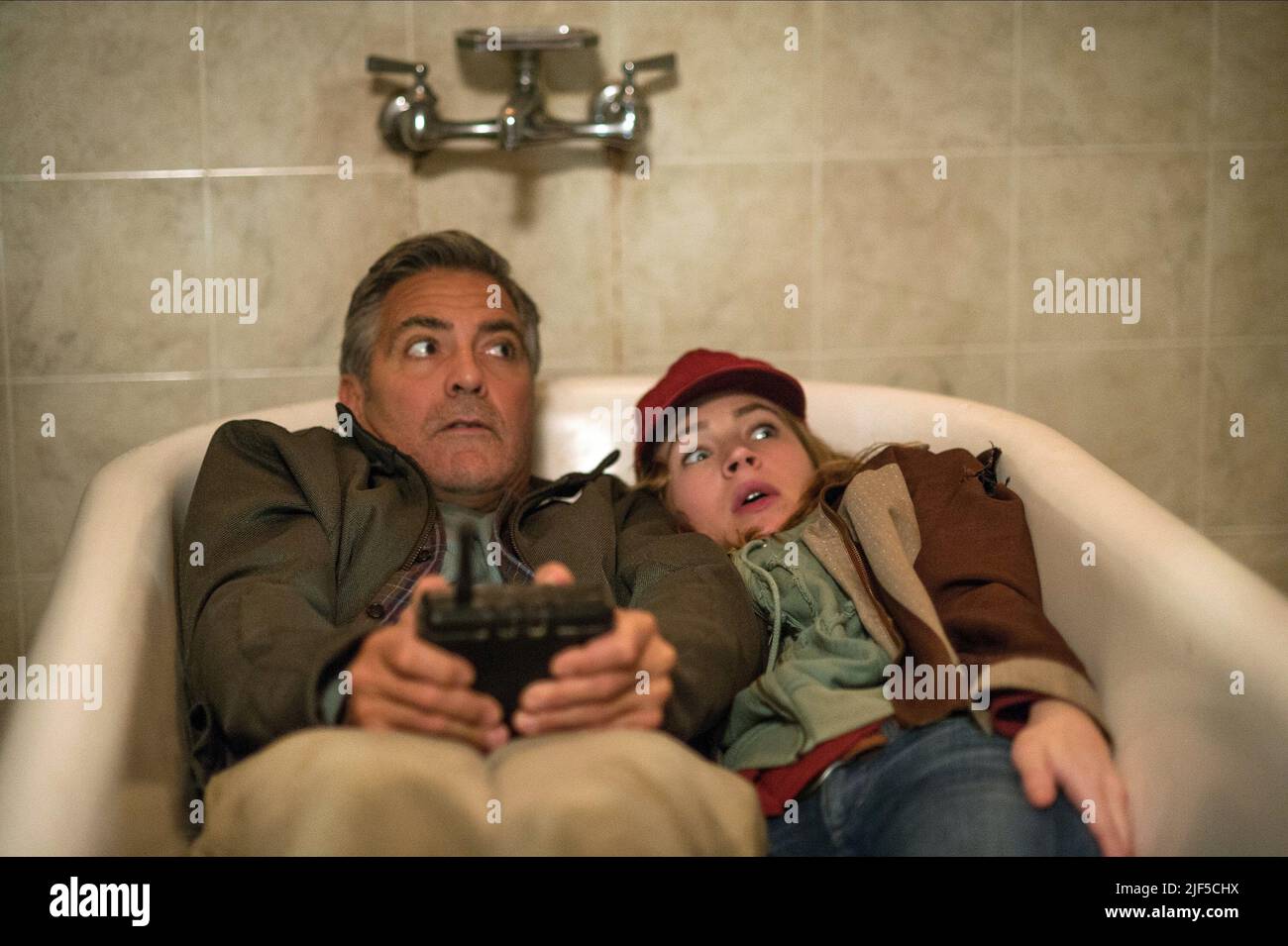 CLOONEY, Robertson, TOMORROWLAND, 2015 Stockfoto