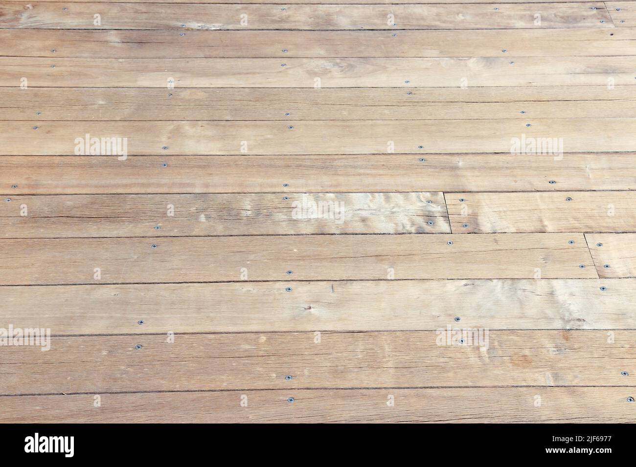 Terrassendielen Hintergrund. Terrasse mit Holzstruktur. Stockfoto