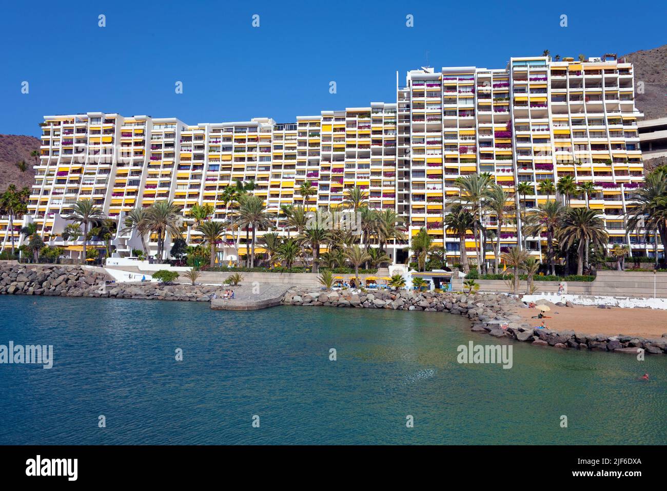 Ferienanlage in Anfi del Mar, Arguineguin, Kanarische Inseln, Spanien, Europa Stockfoto