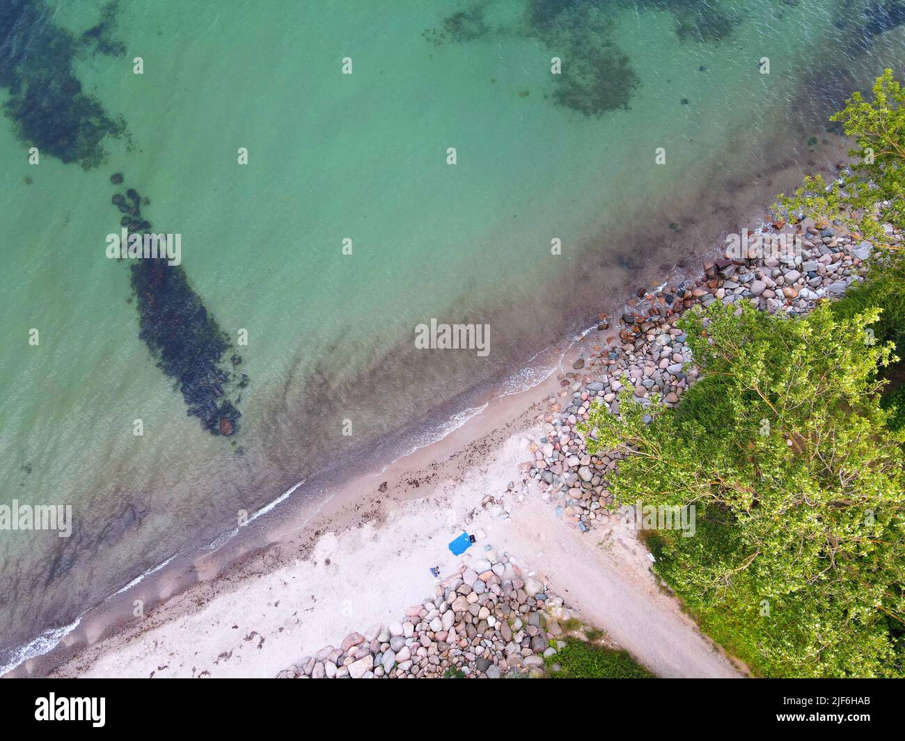 Dahme, Ostsee, Luftaufnahme, Lübecker Bucht, Deutschland Stockfoto