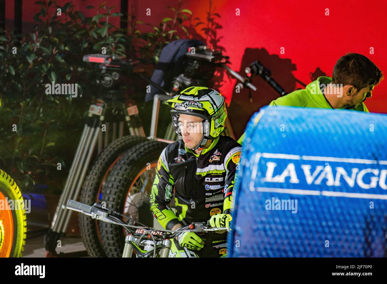 Trial Bike Ausstellung. Schwindel 300 Stockfoto