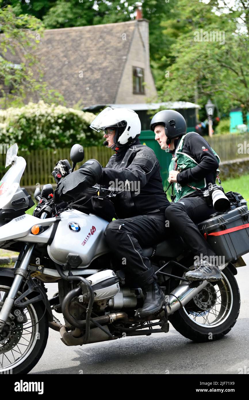 Women's Tour Race die sechste Etappe im Dorf Hook Norton Oxfordshire England. Cotswolds Melvin Green11/06/2022. Stockfoto