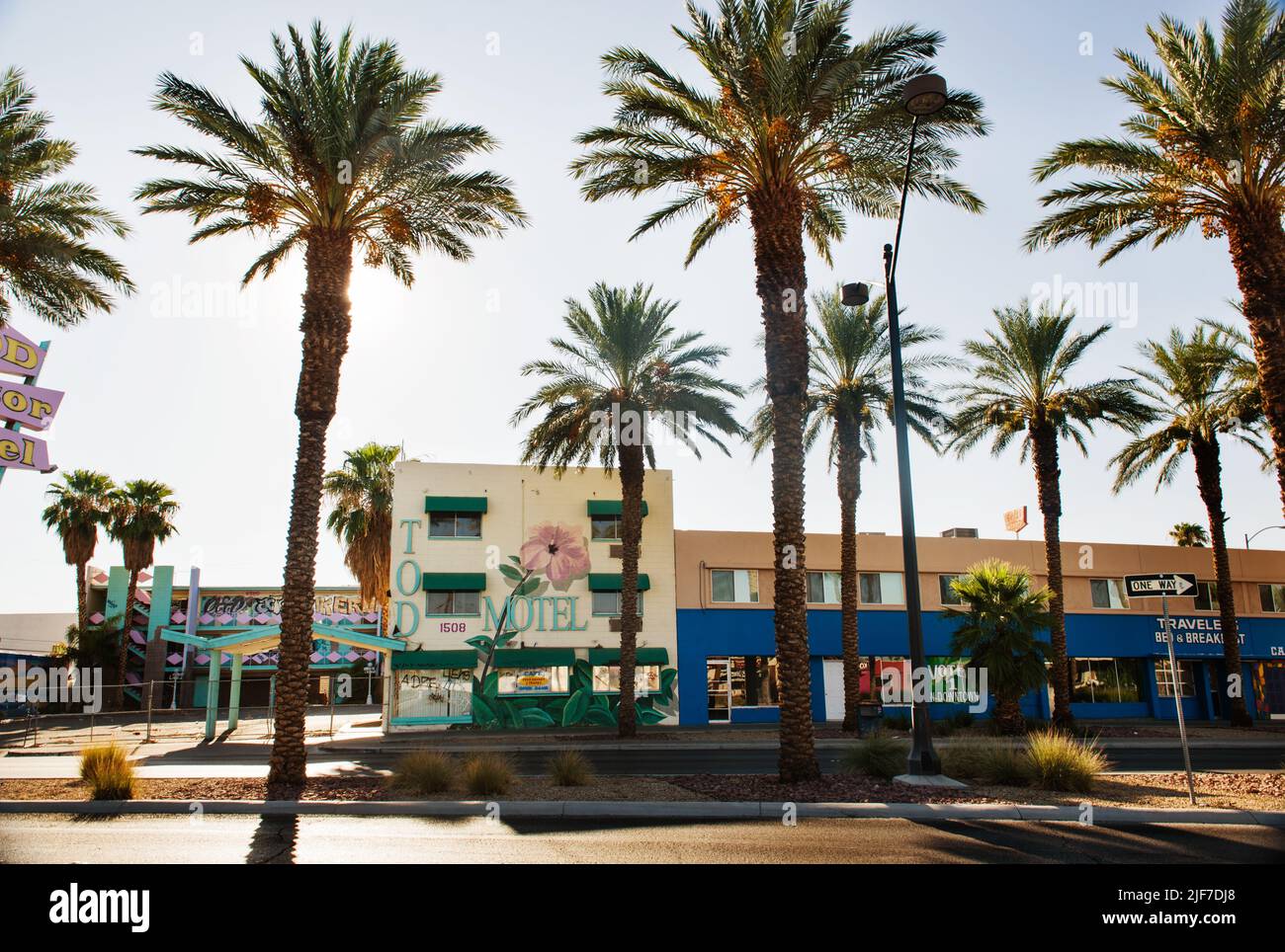 Hotel im Stadtzentrum von Las Vegas Stockfoto