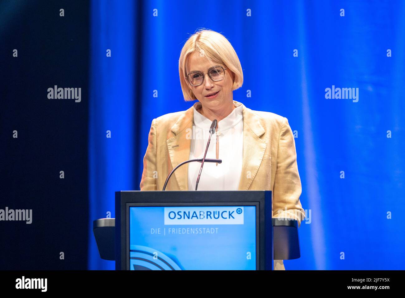 30. Juni 2022, Niedersachsen, Osnabrück: Oberbürgermeisterin Katharina ...