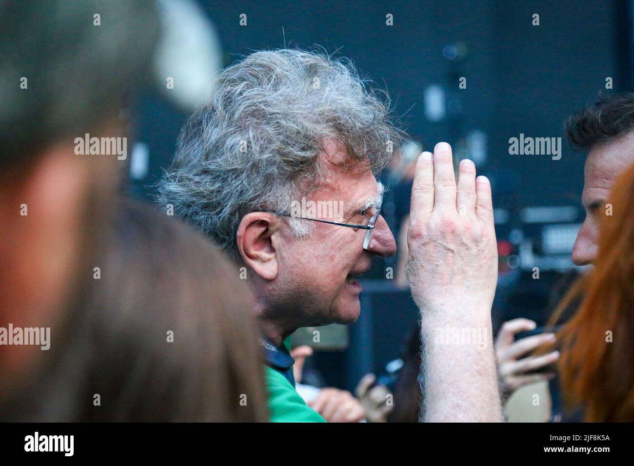 TURIN, Italien. 30.. Juni 2022. Red Ronnie ist bei der „Vasco Live 2022“-Tour am 30. Juni 2022 im Olympiastadion Grande Torino anwesend. Kredit: Massimiliano Ferraro/Medialys Images/Alamy Live Nachrichten Stockfoto