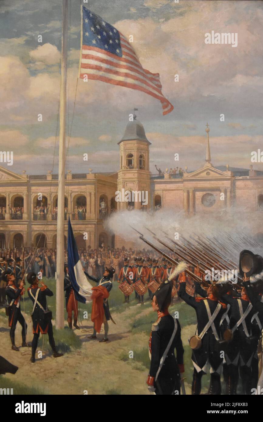 Das Cabildo, das staatliche Museum Louisiana, das ehemalige Hauptstadt