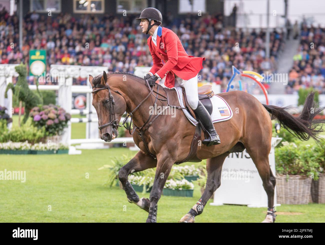 Aachen Juni 2022: CHIO - Bilder vom Springen Stockfoto